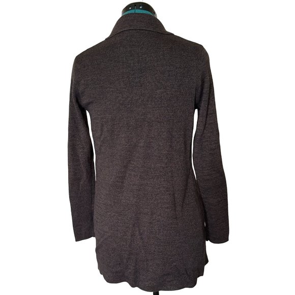 Mossimo Brand Women's Open Front Cardigan Dark Gray Sweater Acrylic Blend Size S - Picture 3 of 12